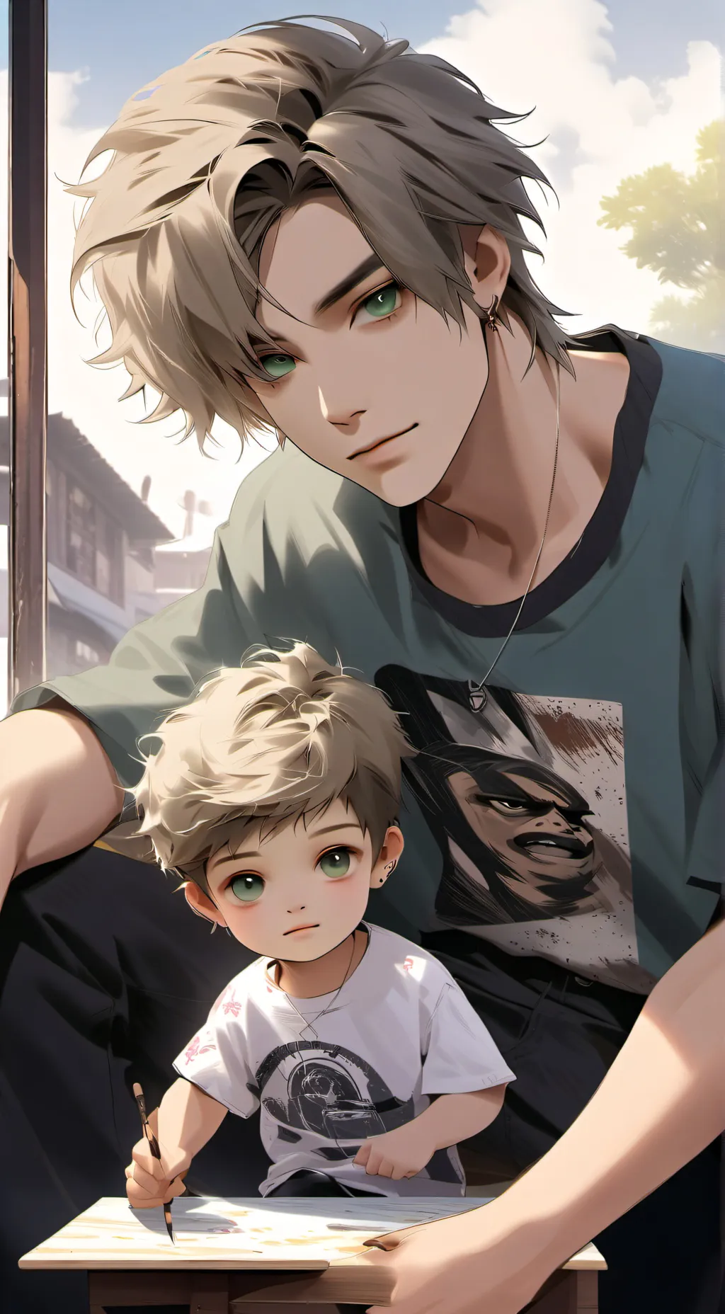 ai character: Steven background