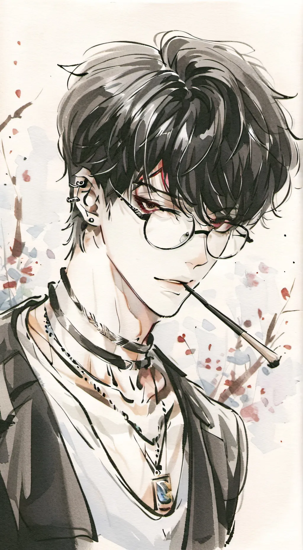 ai character: depressed dude background