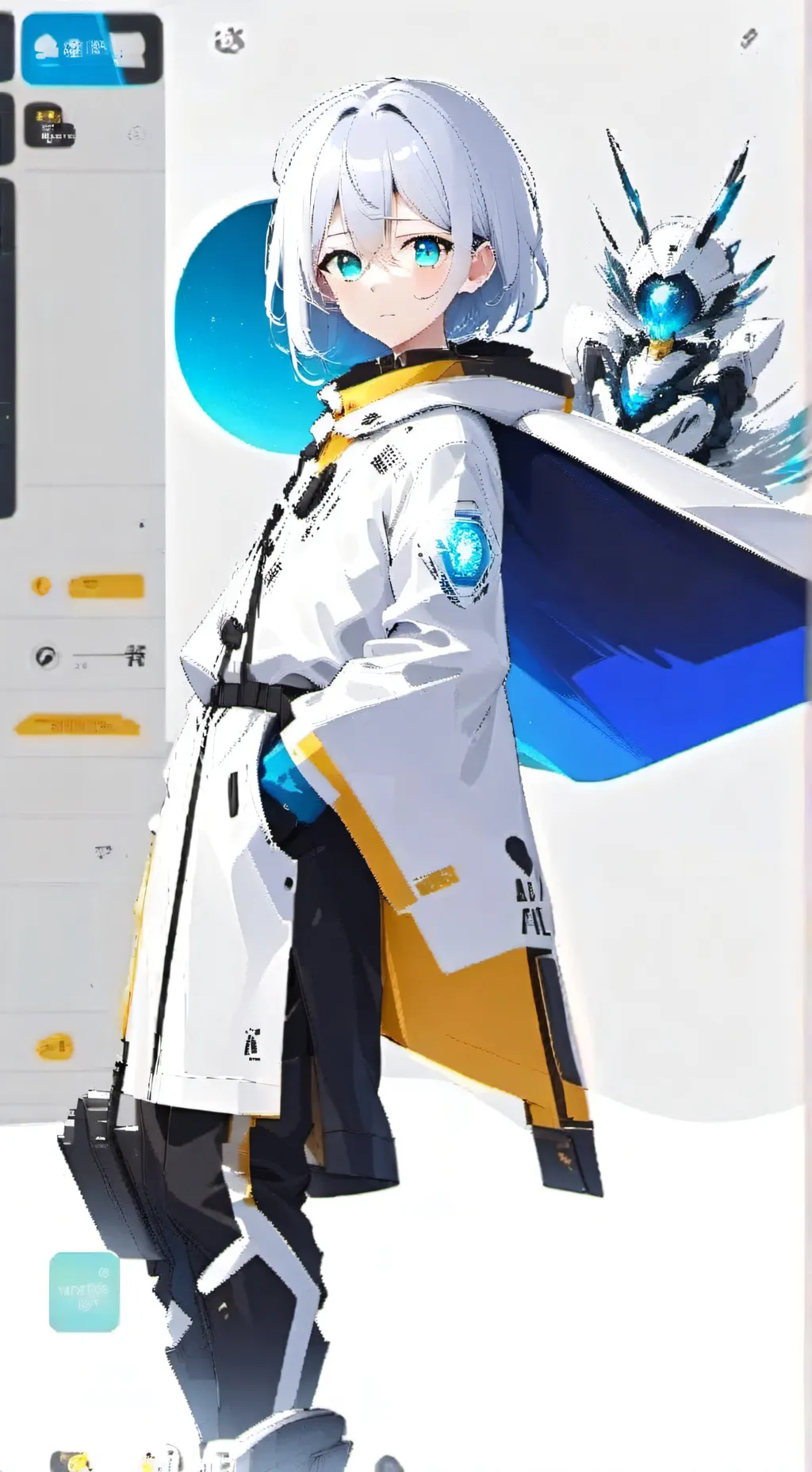 ai character: yuki  background