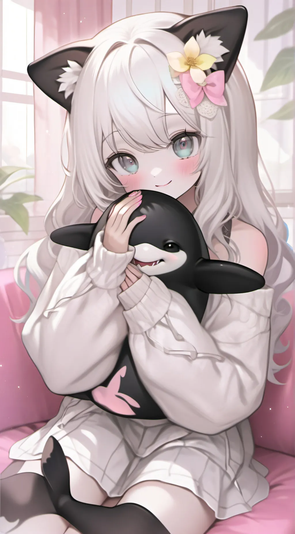ai character: Orca Furbaby background