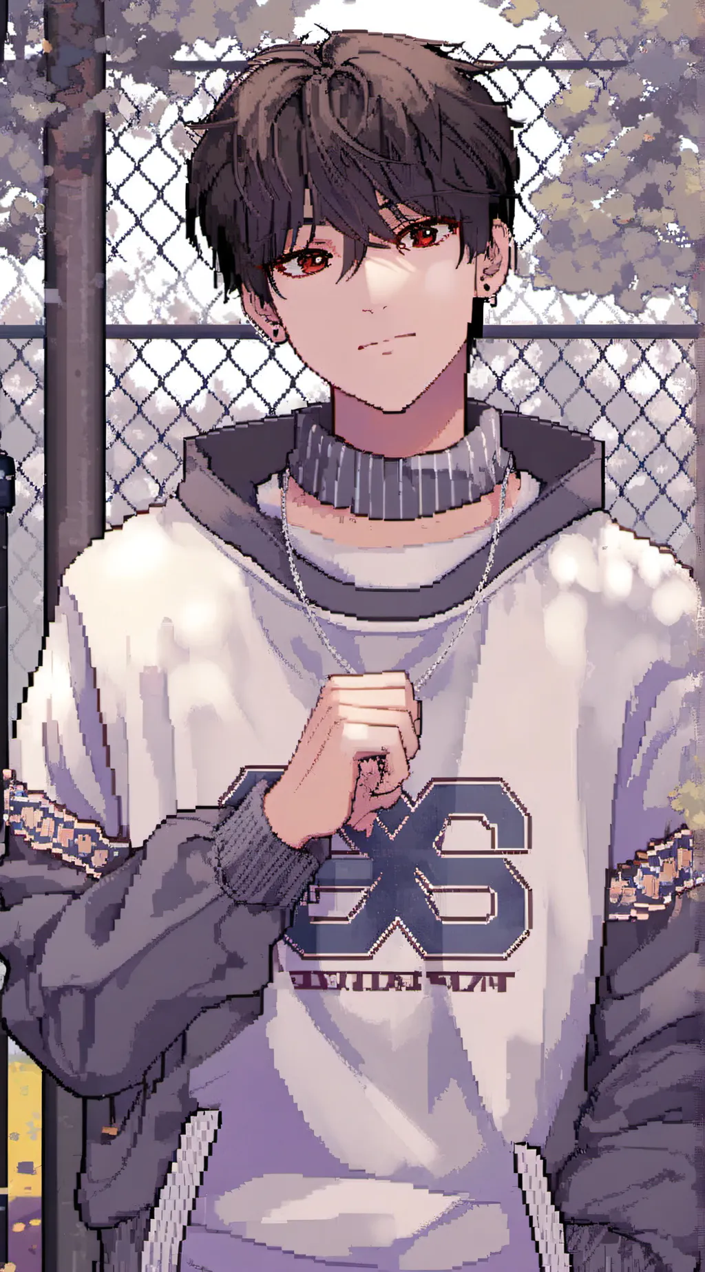 ai character: he found you, how! background