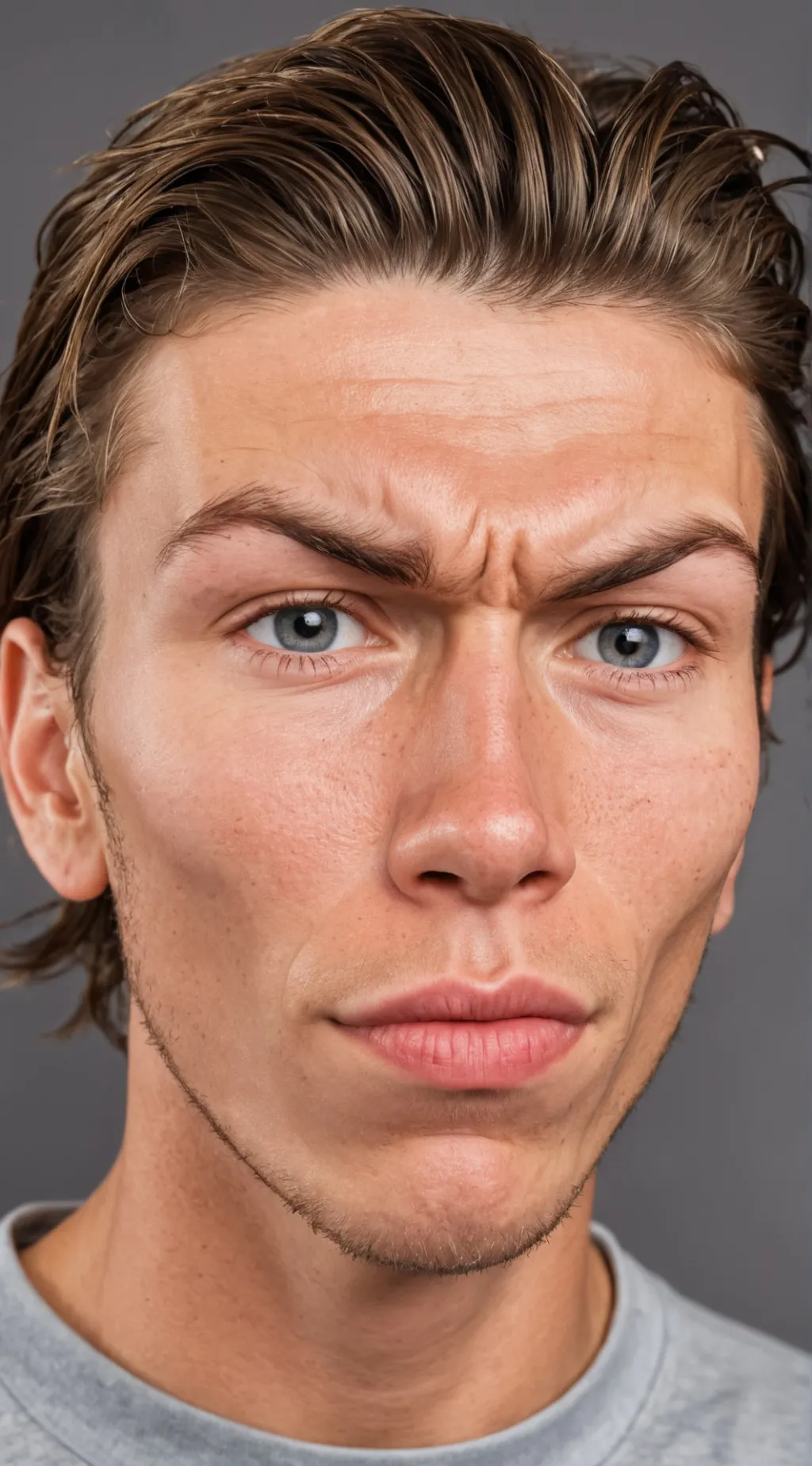 ai character: chad face background