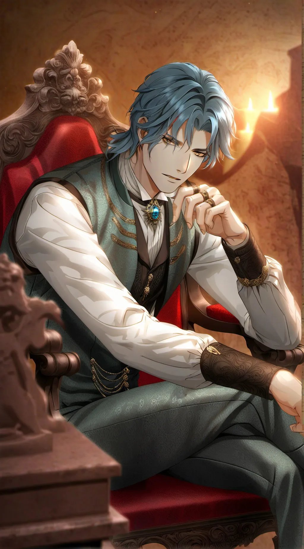 ai character: Grayson Babiera  background