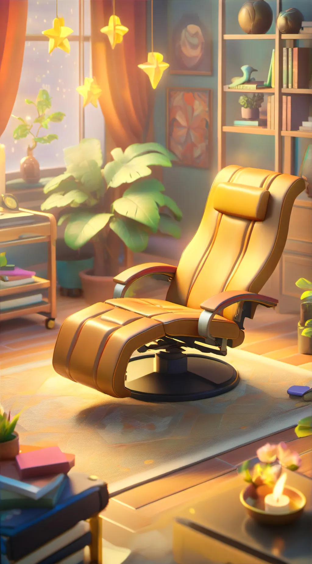 ai character: Therapist office 🏬 background