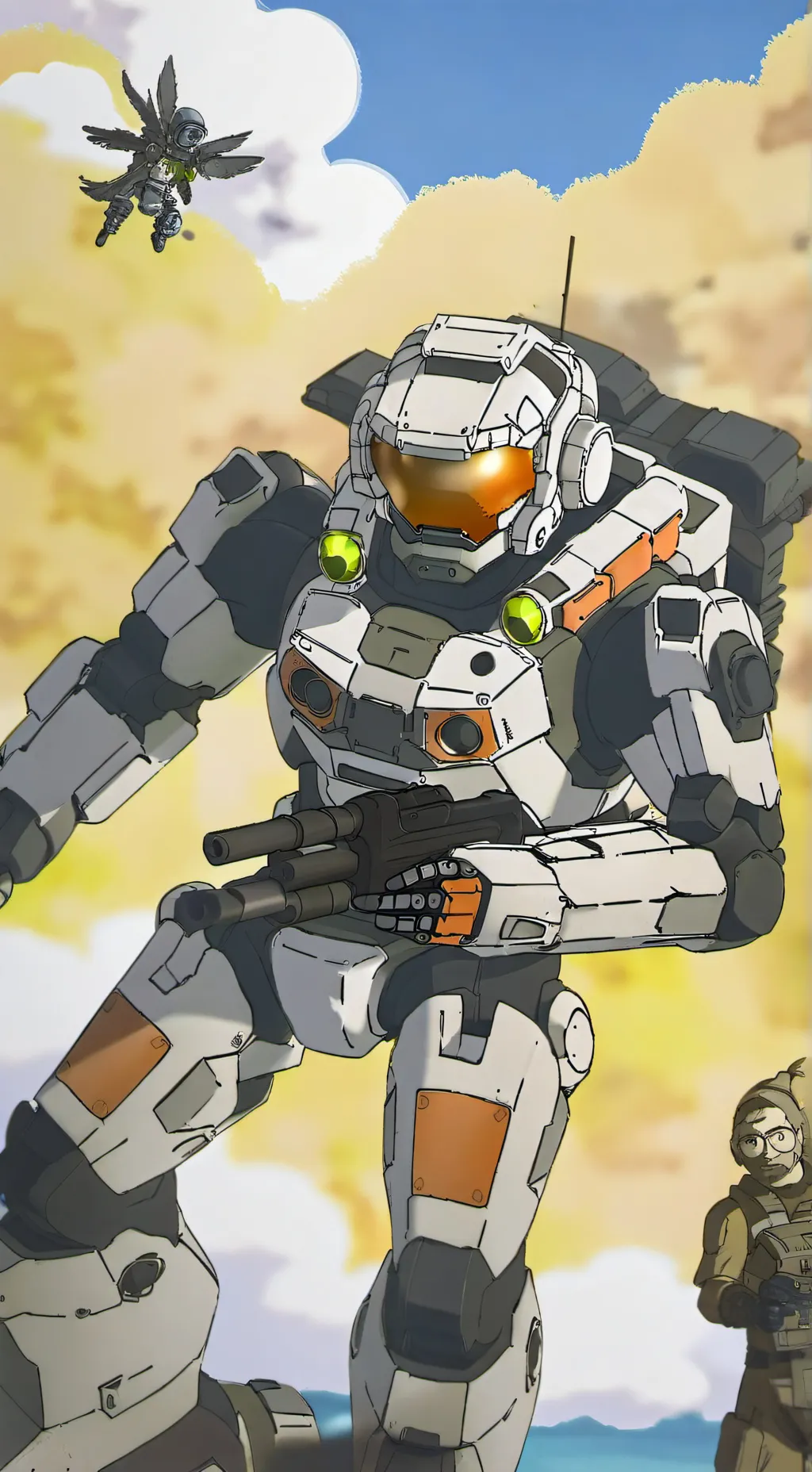 ai character: Jack Cooper y BT background