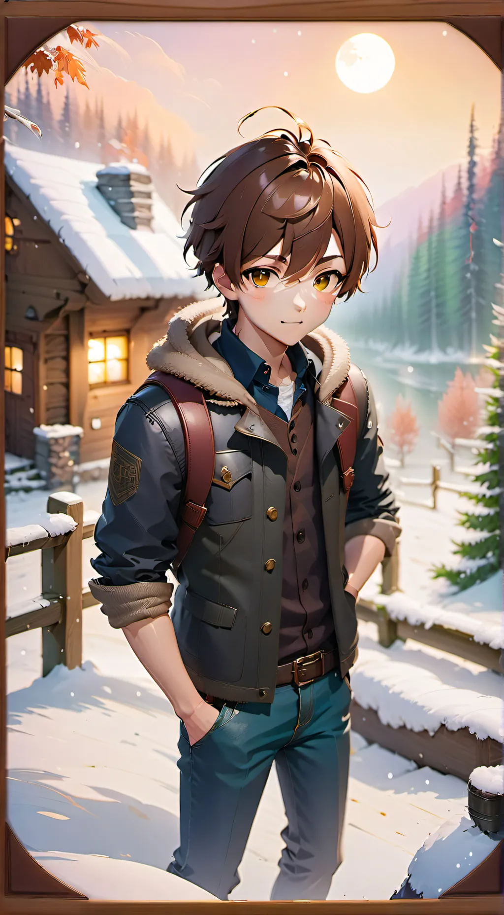 ai character: Lució  background