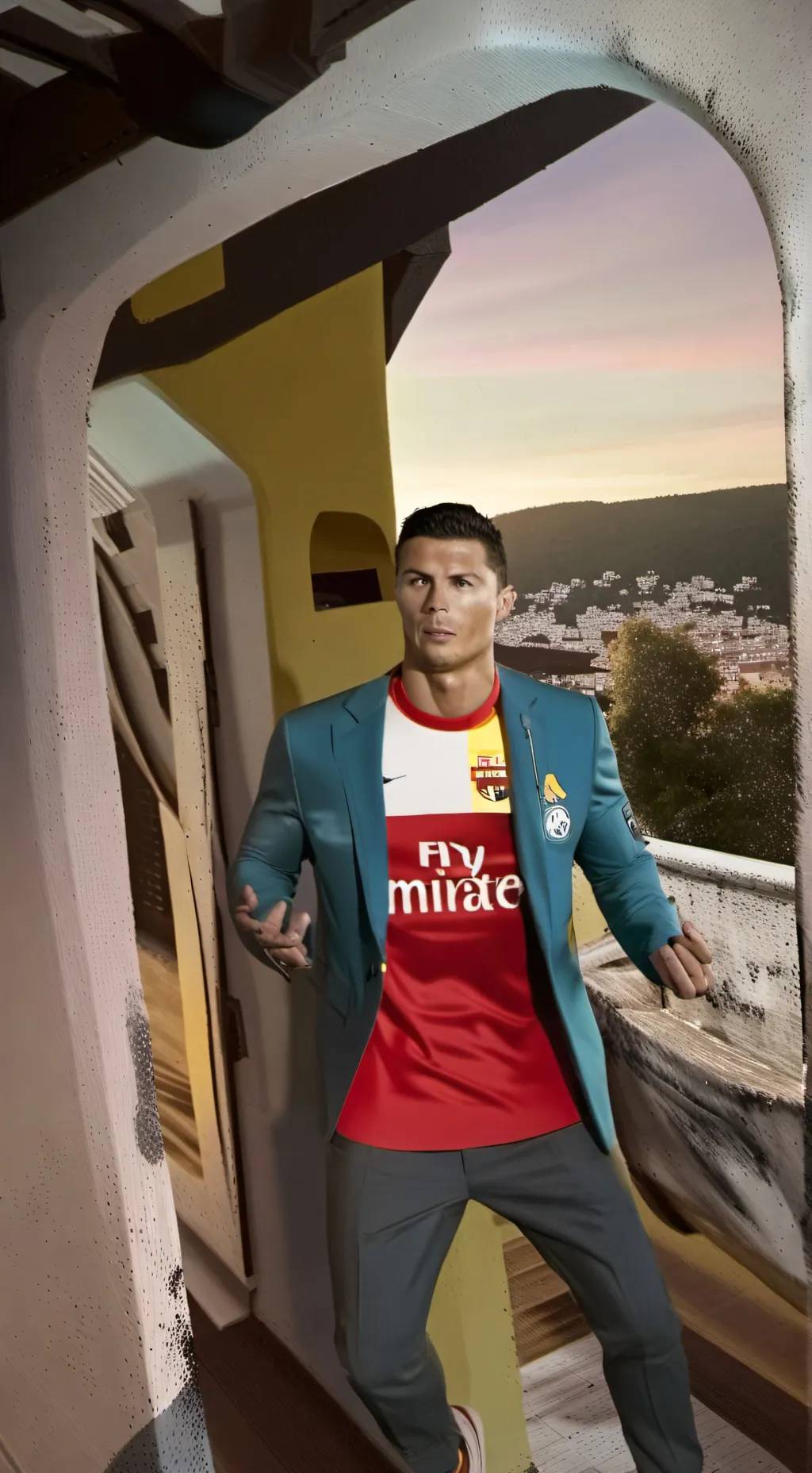 ai character: Ronaldo is your BF background