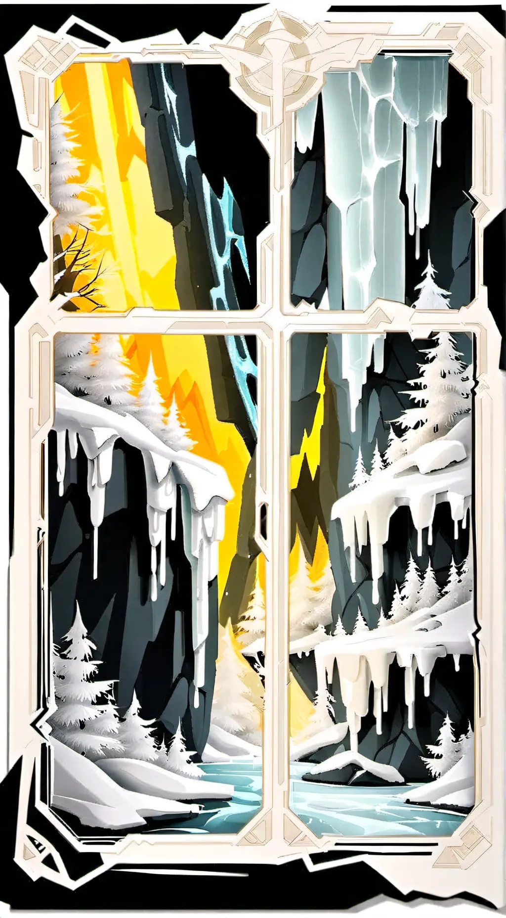 ai character: Cold As Frost background