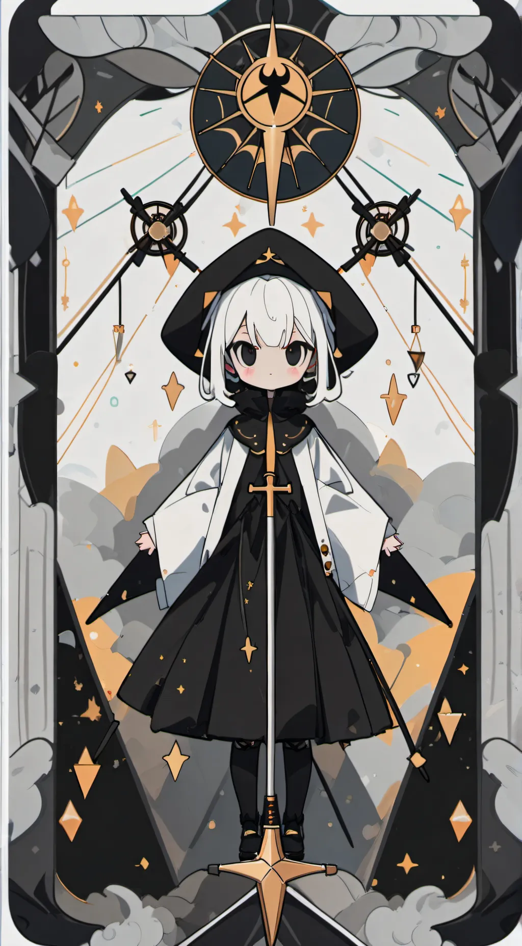 ai character: you a spider girl background