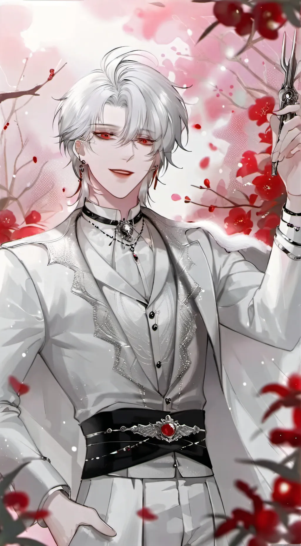 ai character: rāndøm🤍💋 background