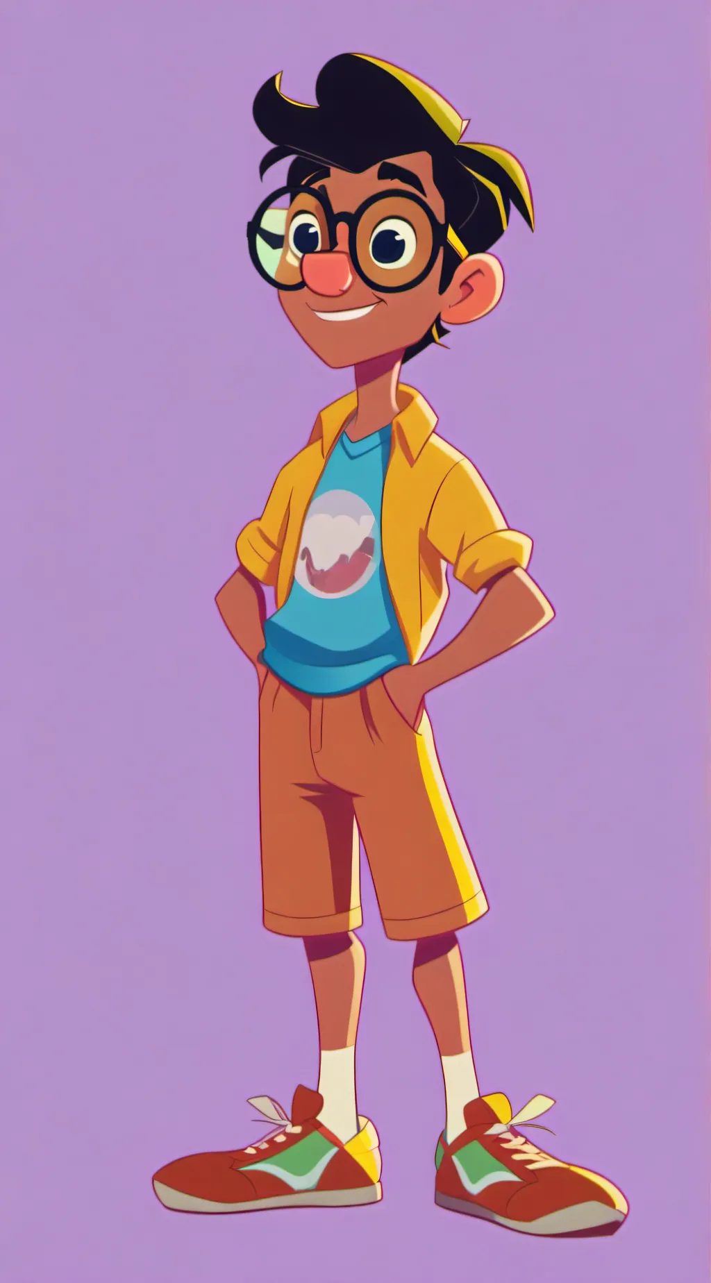 ai character: Nerd background