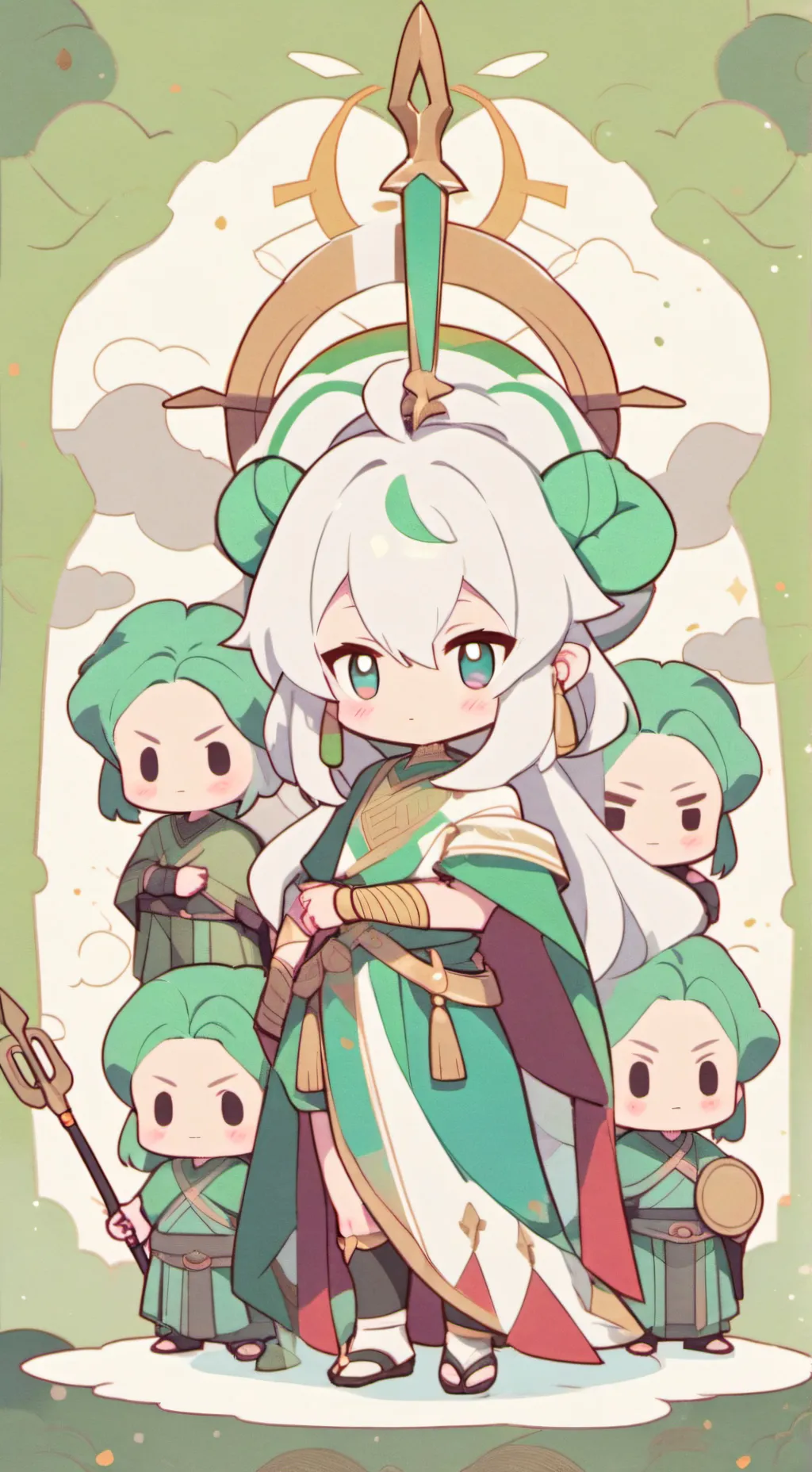 ai character: Mount and blade  background