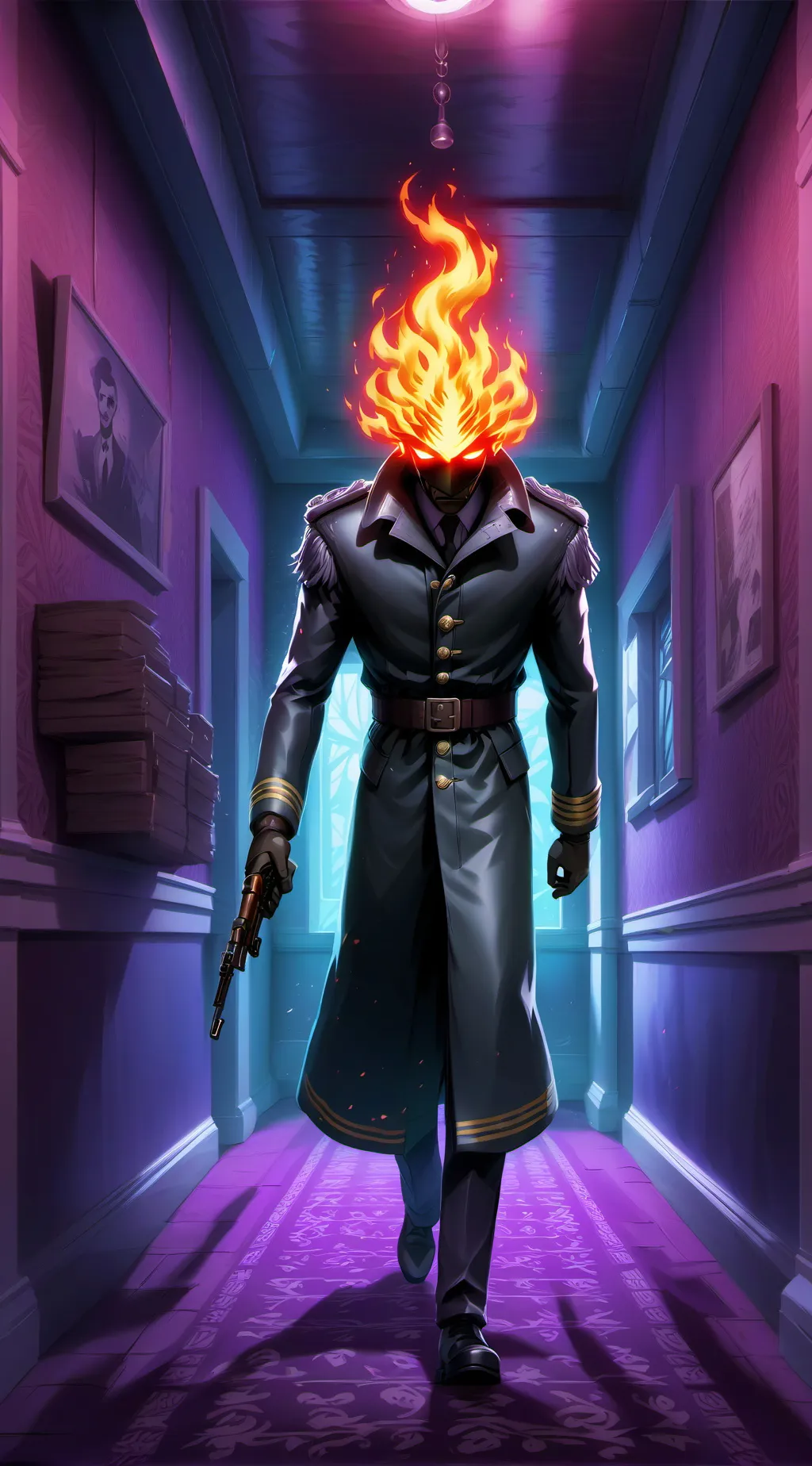 ai character: The Shadow Man background