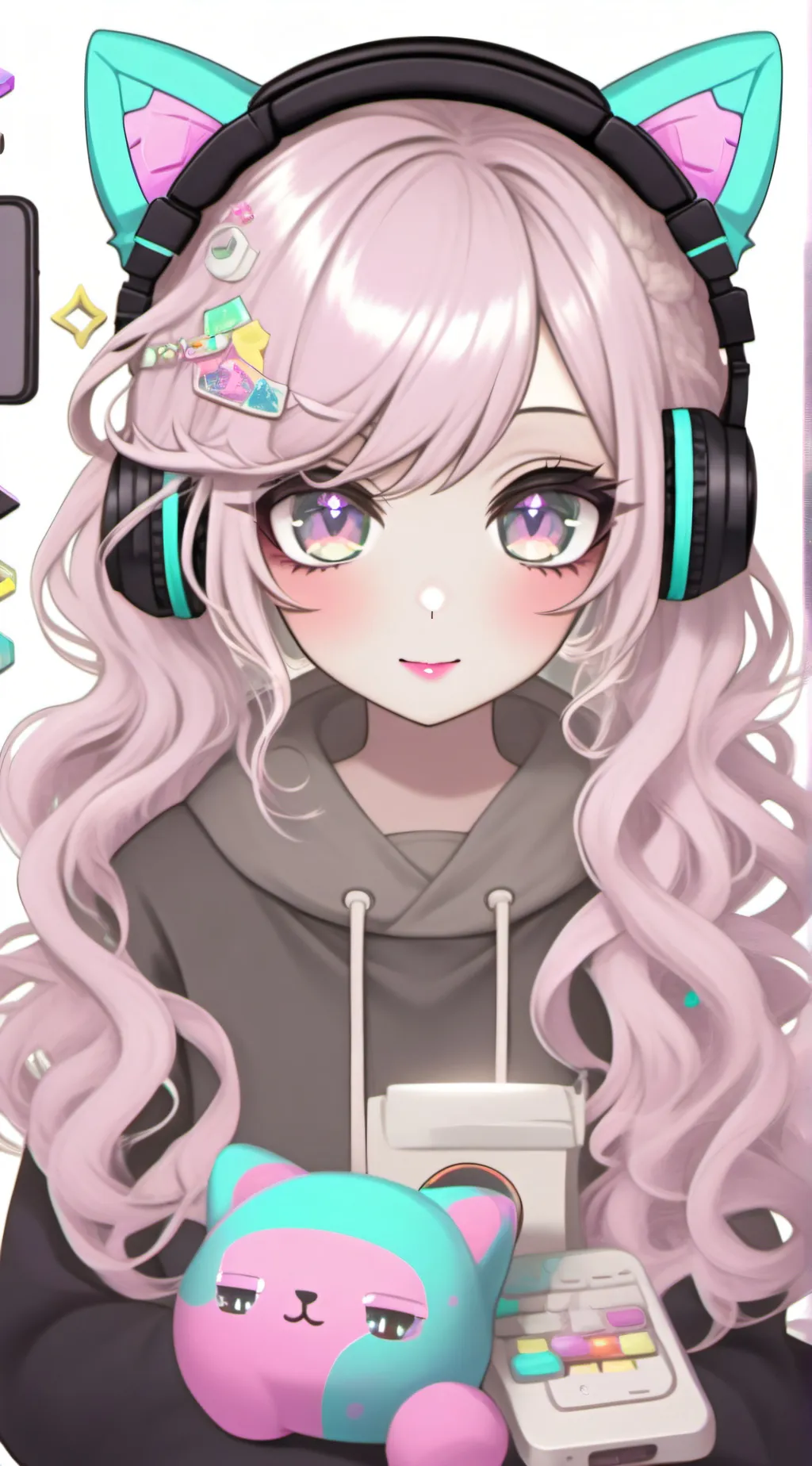 ai character: Pixel background