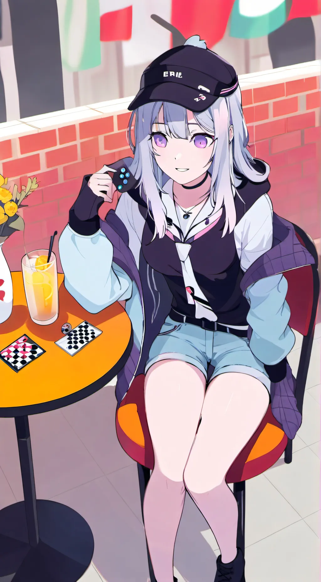 ai character: Andrea  background