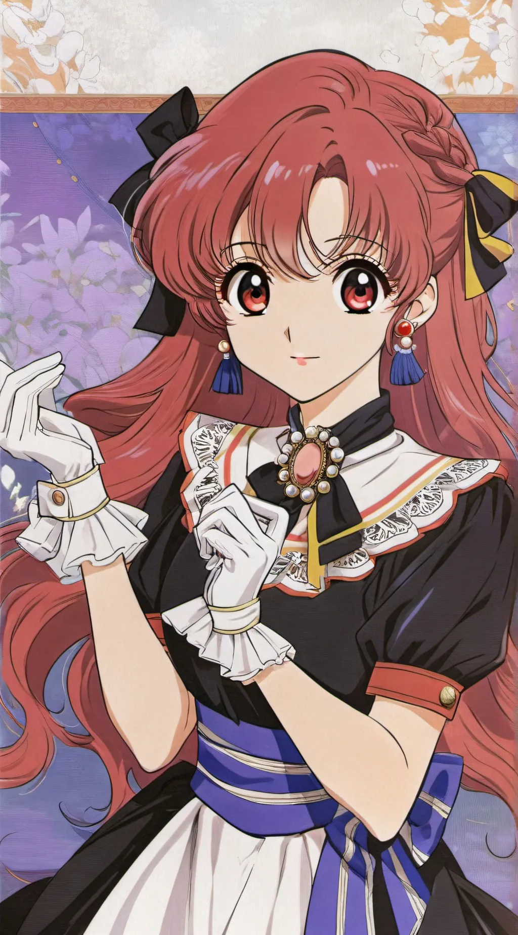 ai character: Red avm background