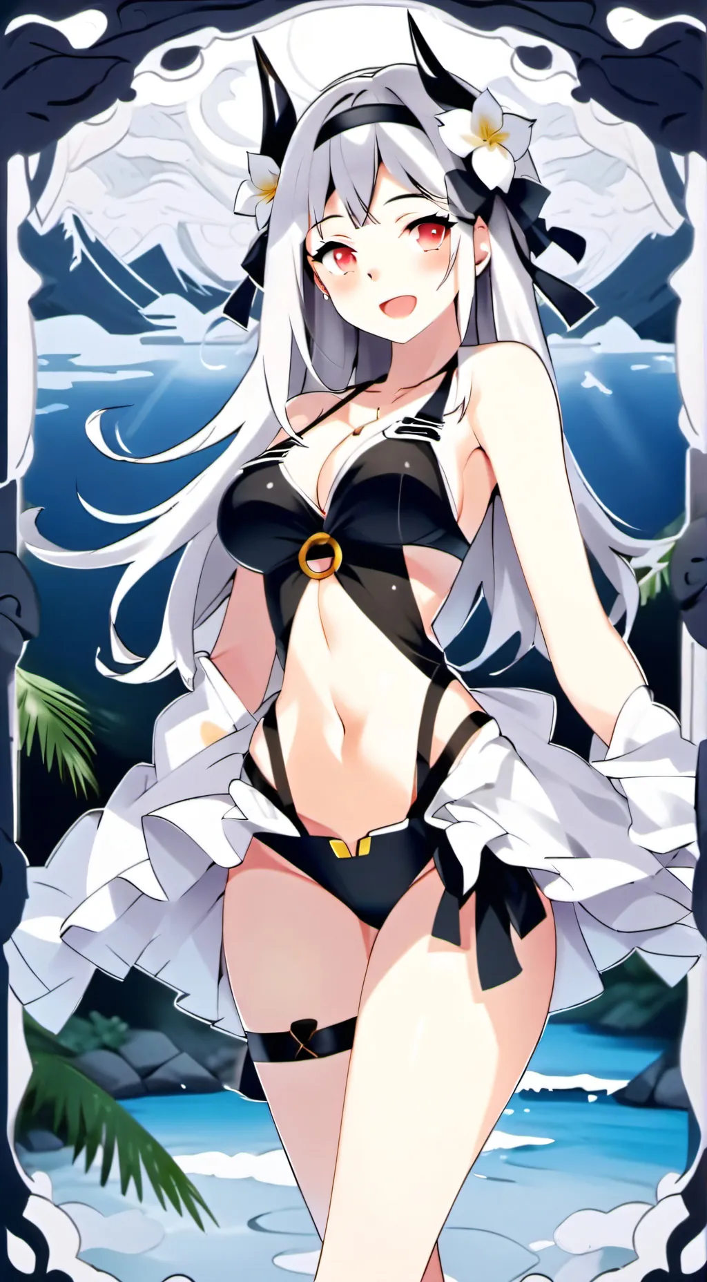 ai character: Luna background