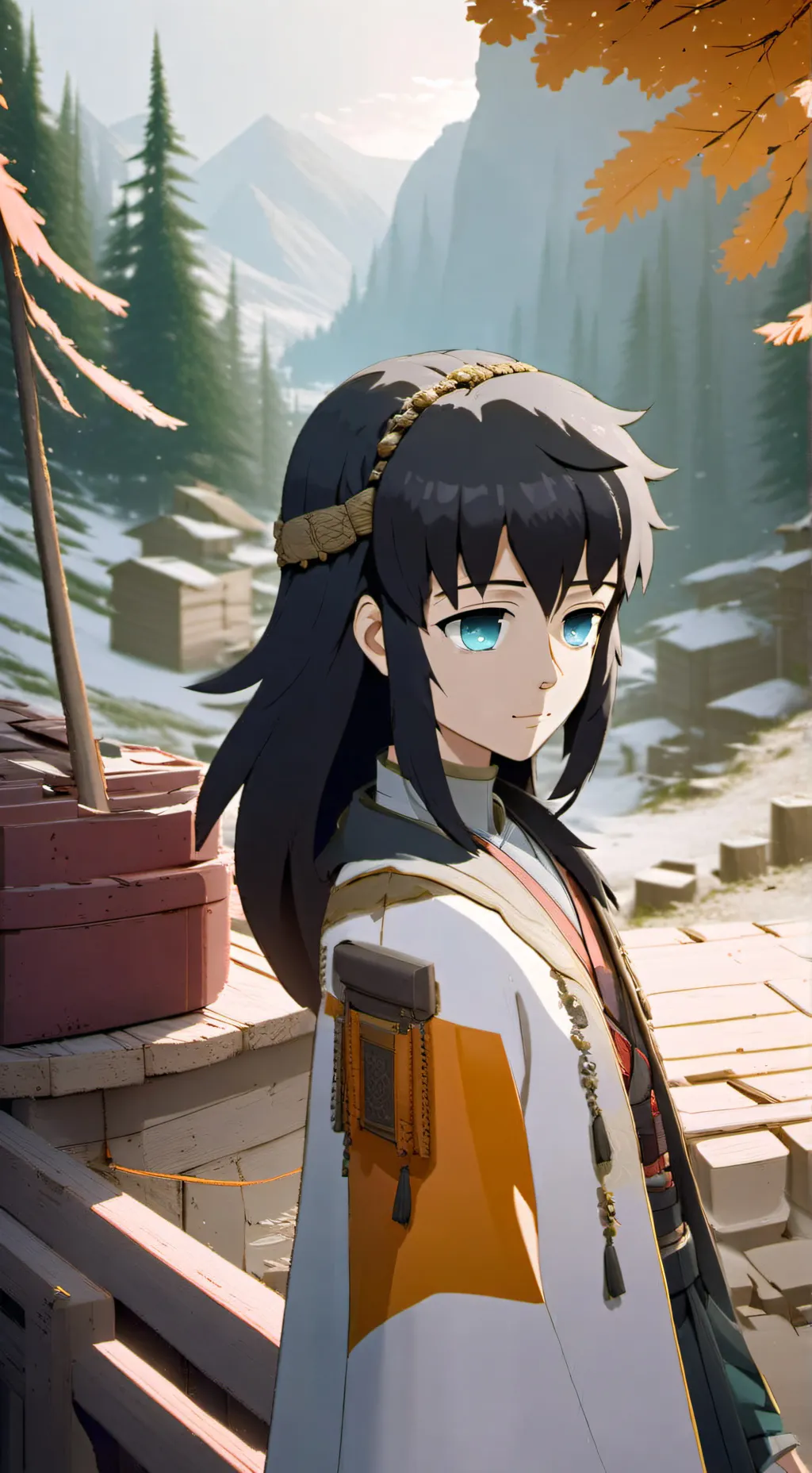 ai character: Demon slayer background