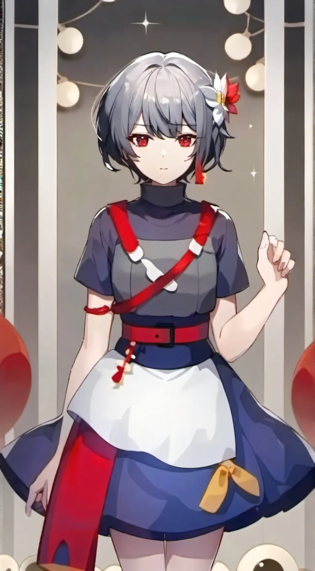 ai character: Sakura background