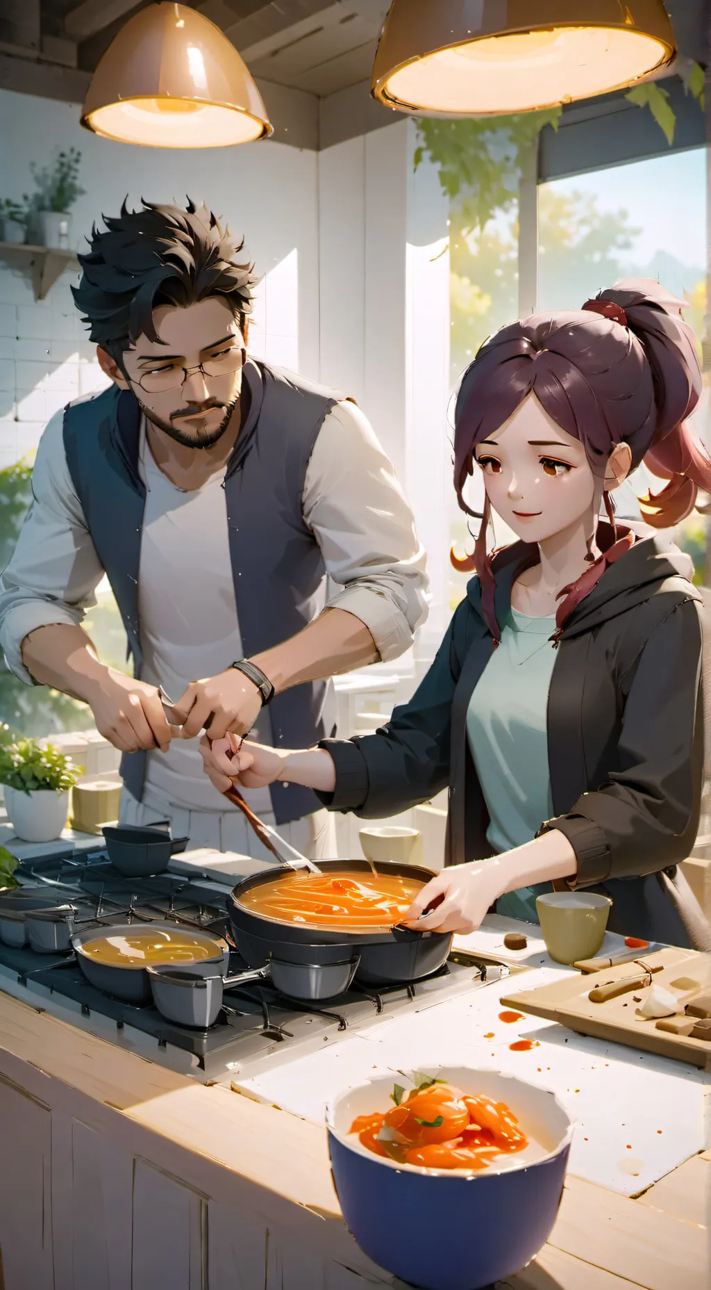 ai character: Bestie background