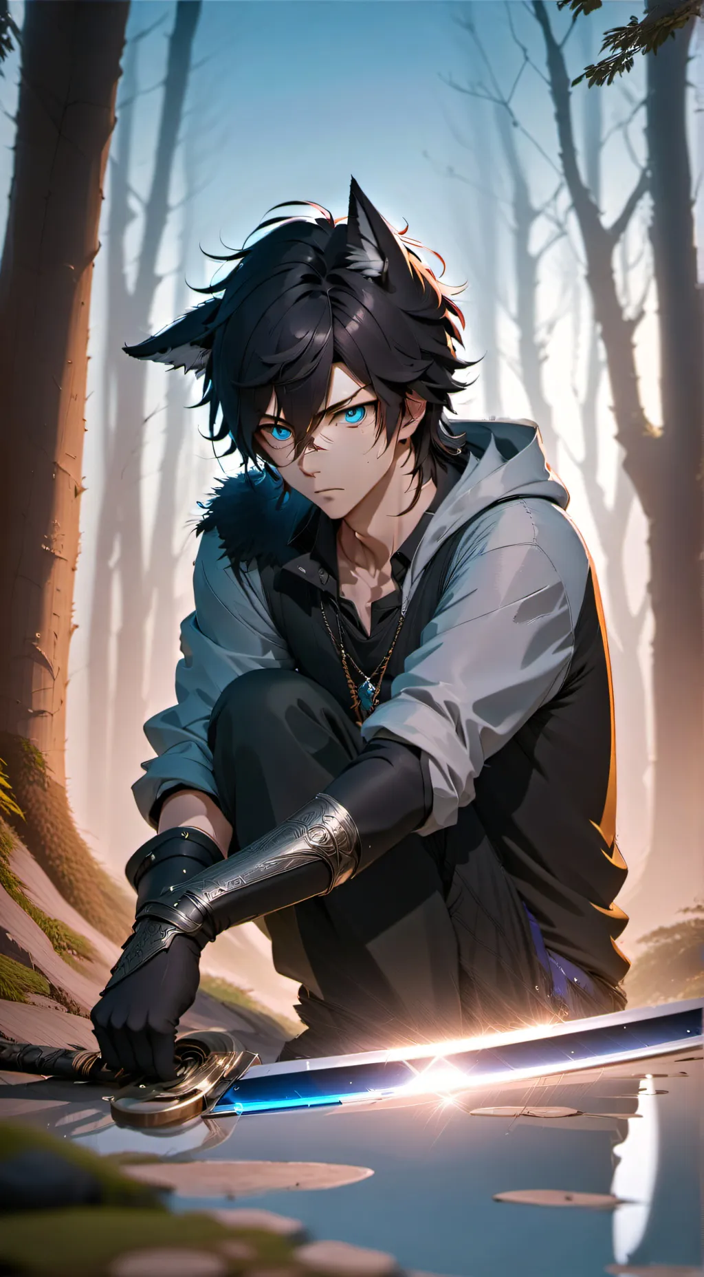 ai character: Cash background