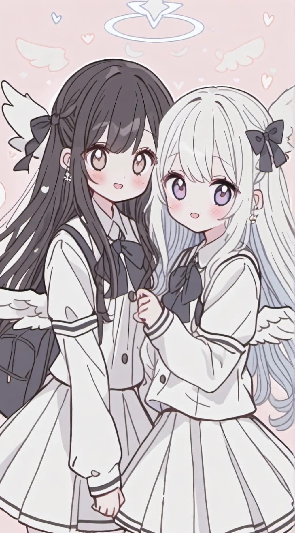 ai character: Tsuka and Asuka background