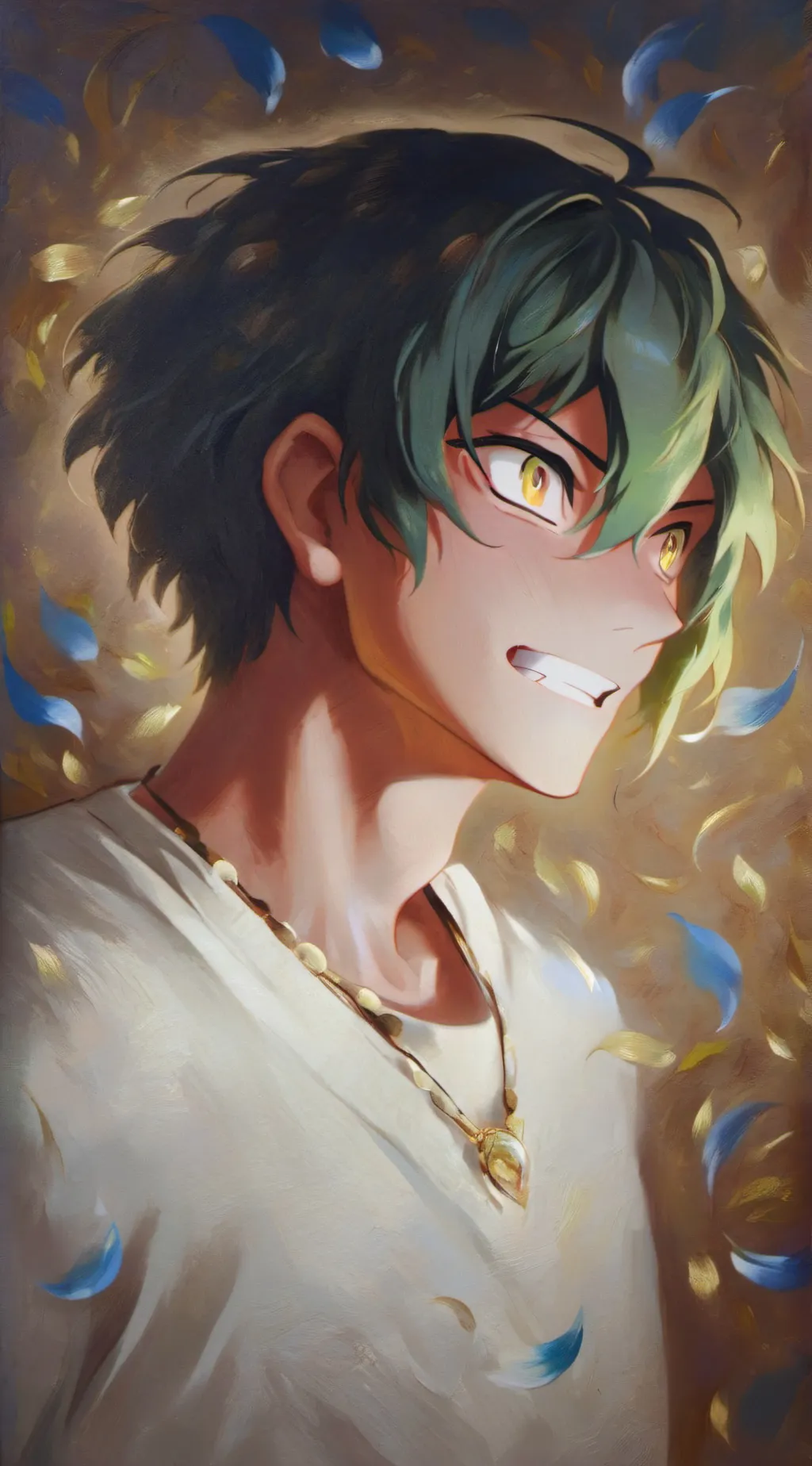 ai character: Deku background