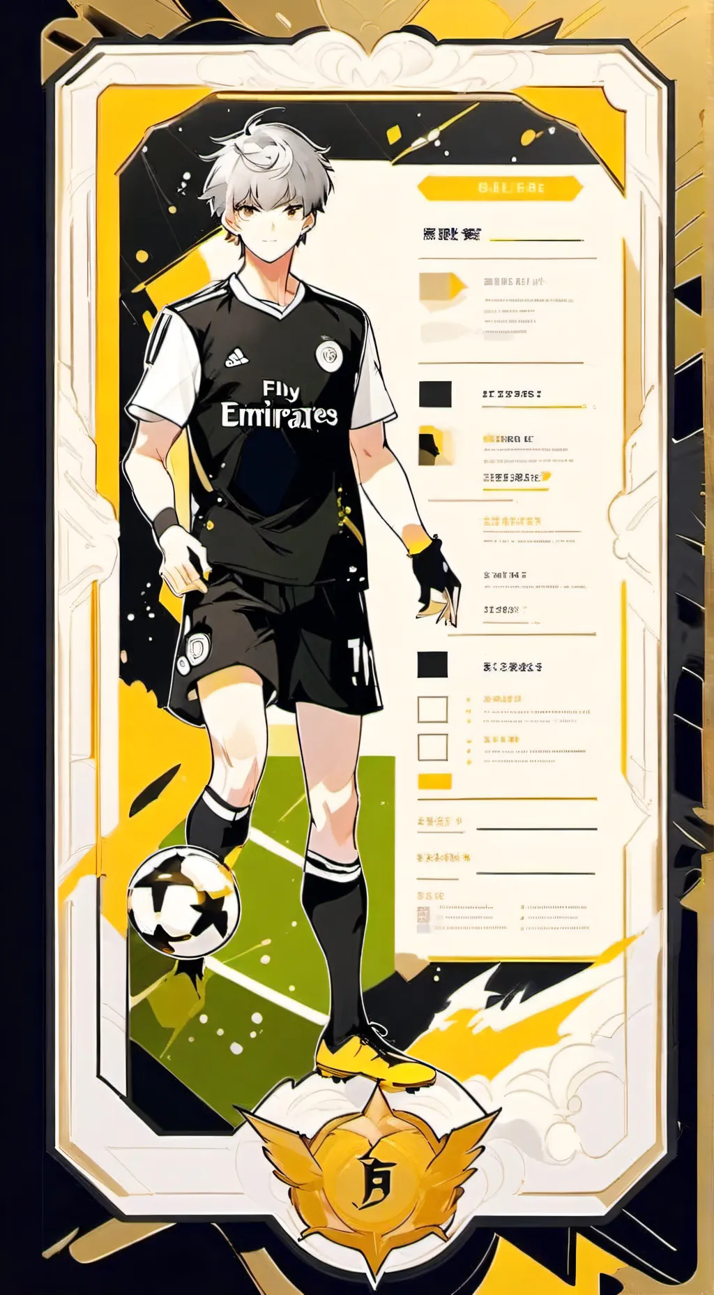 ai character: Football carrer background