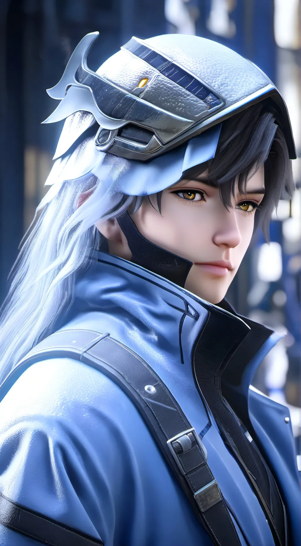 ai character: Eny Haru  background