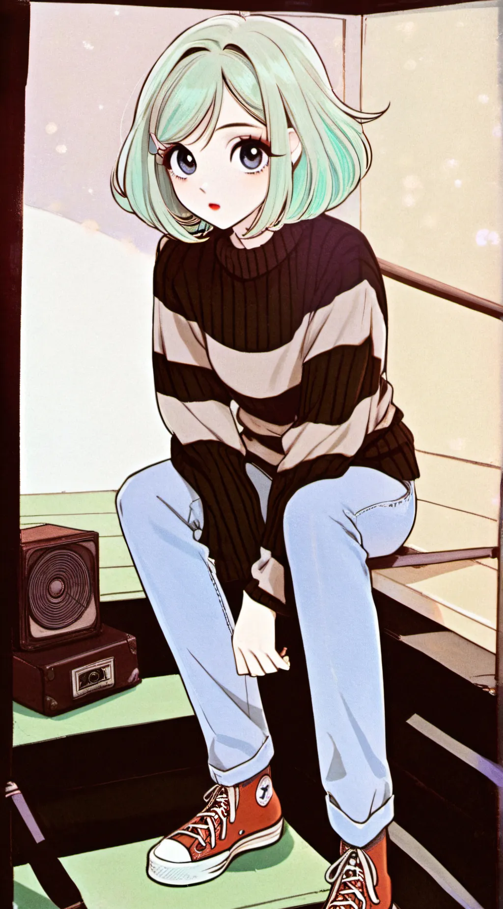 ai character: Leah background