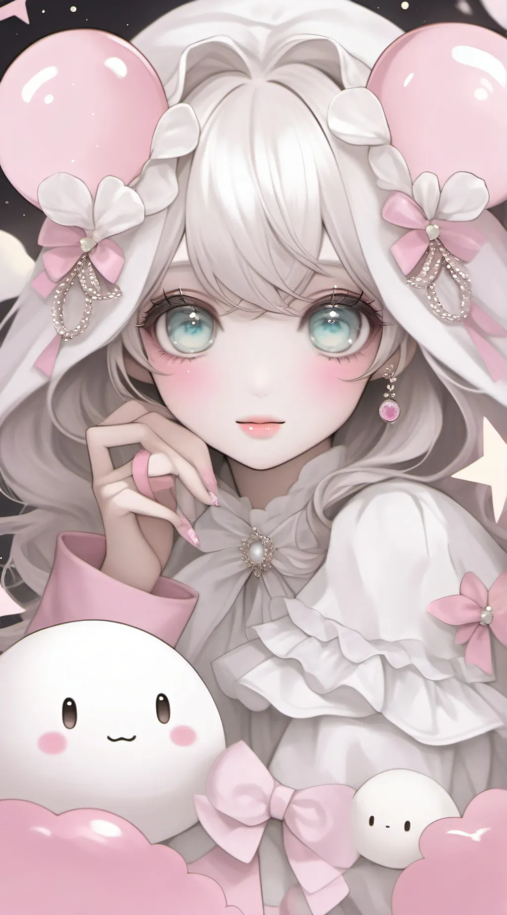 ai character: Louise~☆°•. background