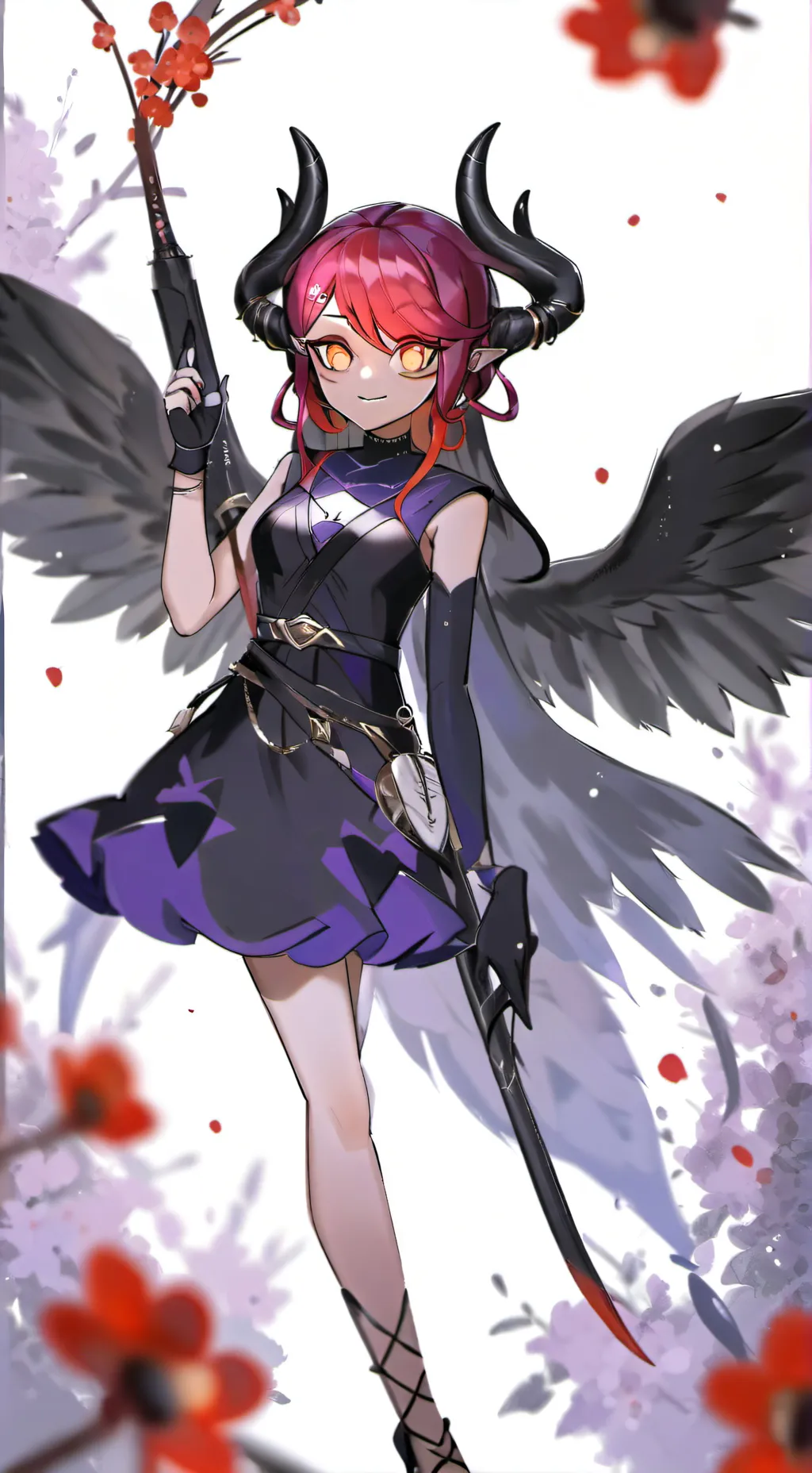 ai character: Kuromi background