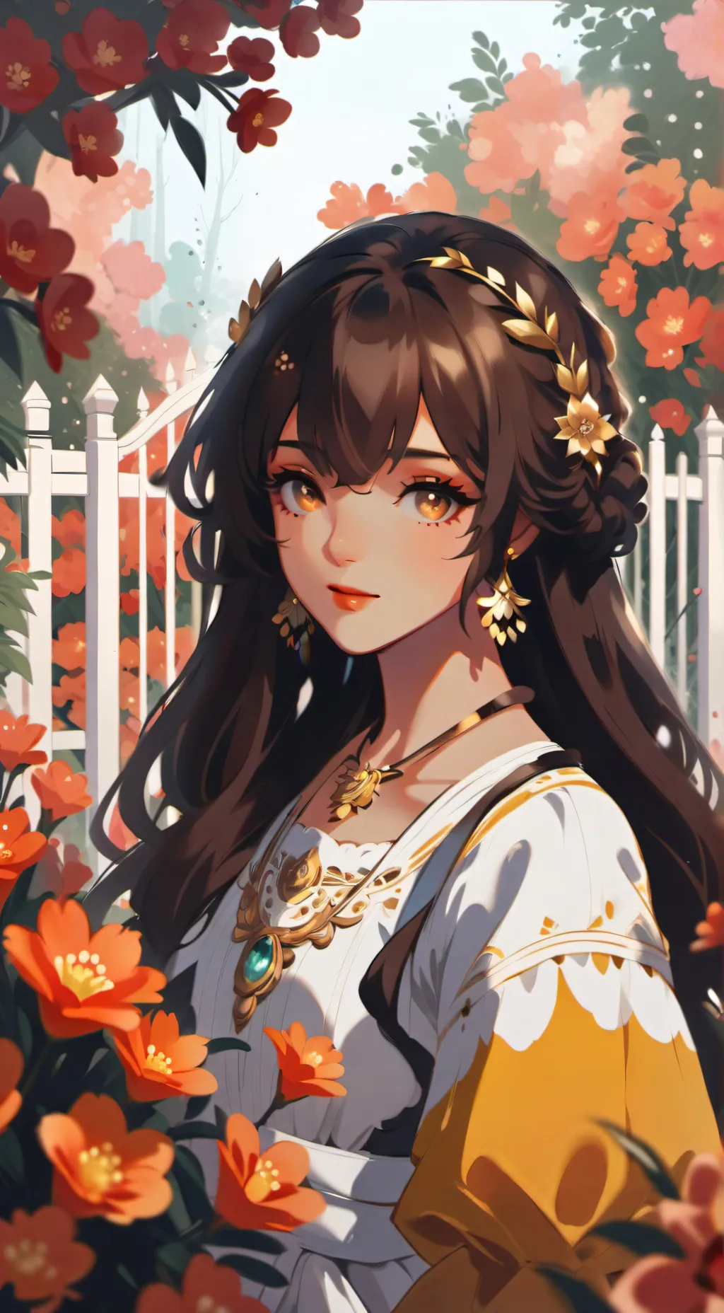 ai character: Princess Amandine  background