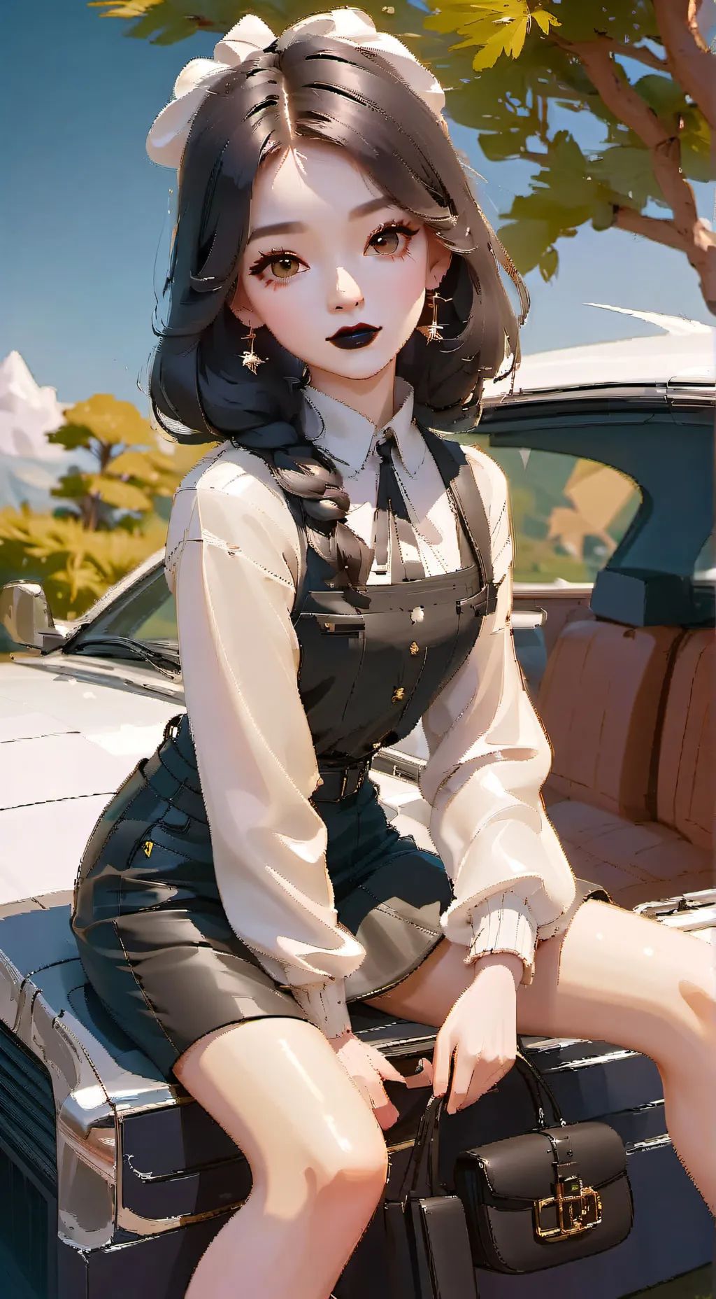 ai character: Summer background