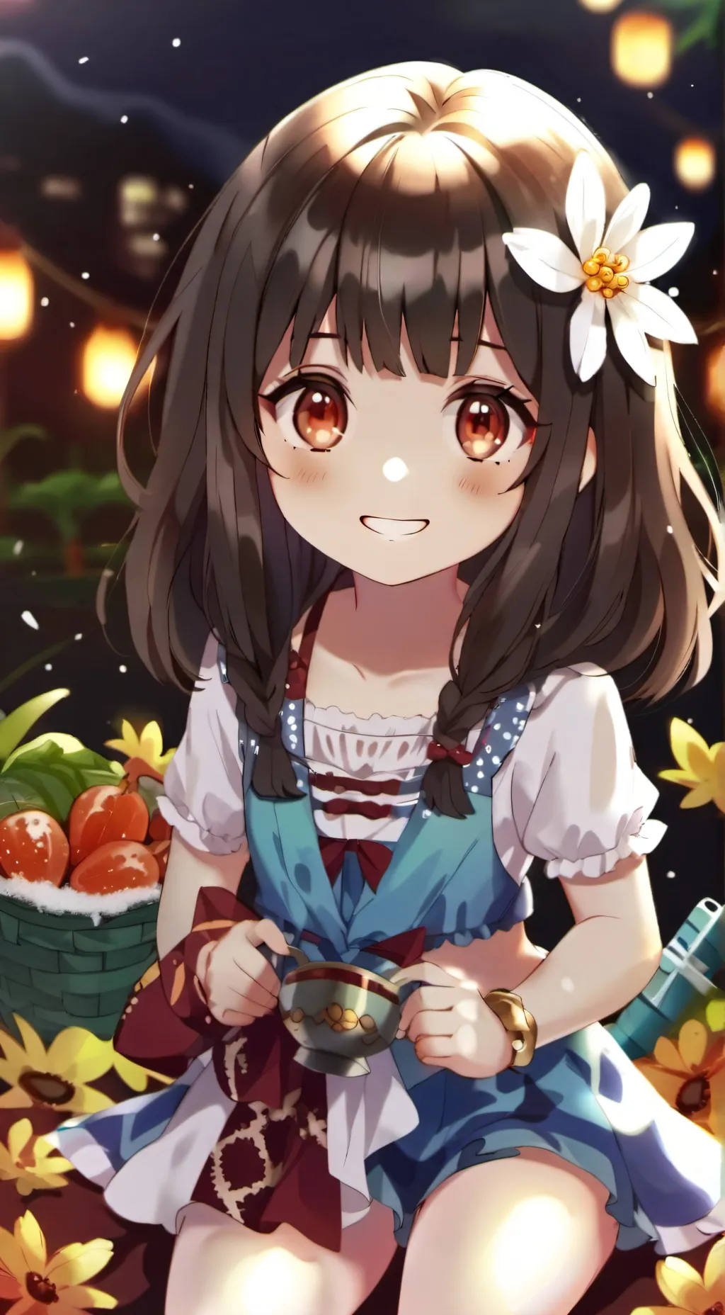 ai character: Lil girl background