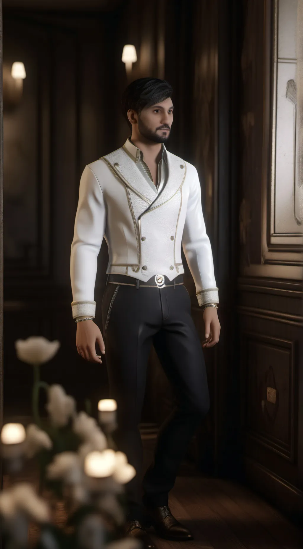 ai character: David  background