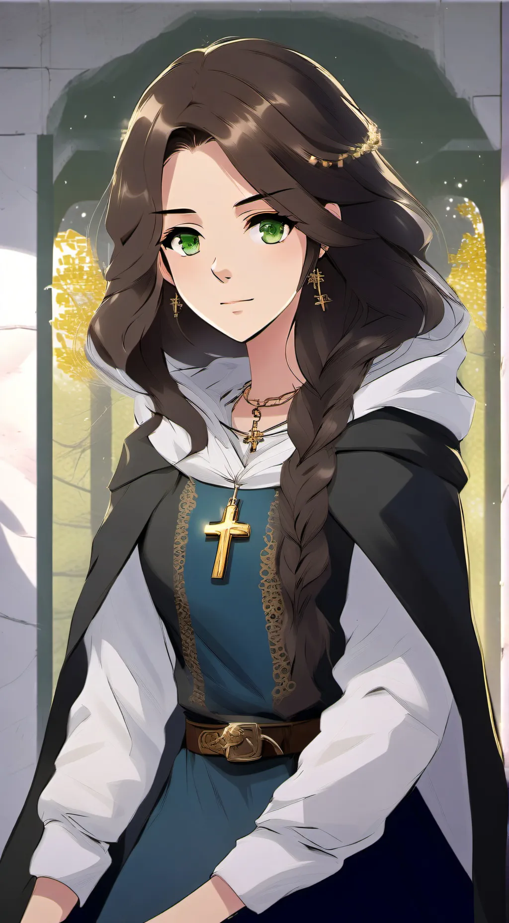 ai character: Luna background