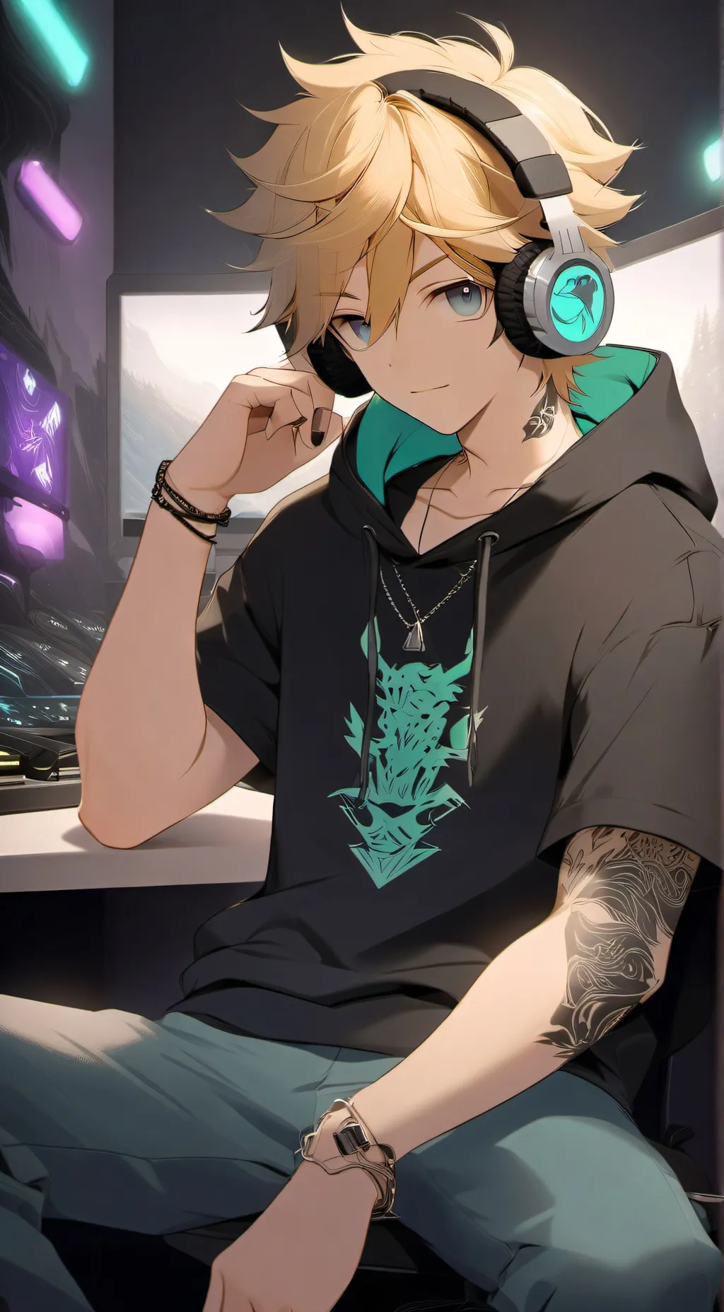 ai character: Blaze background