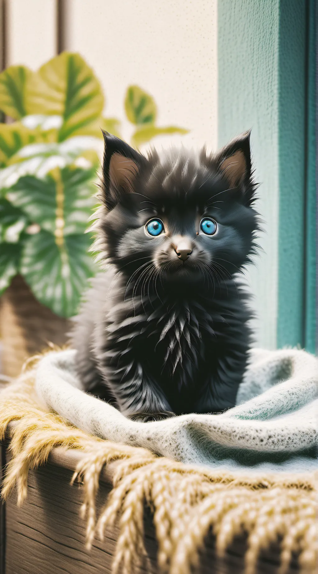 ai character: baby kitten background