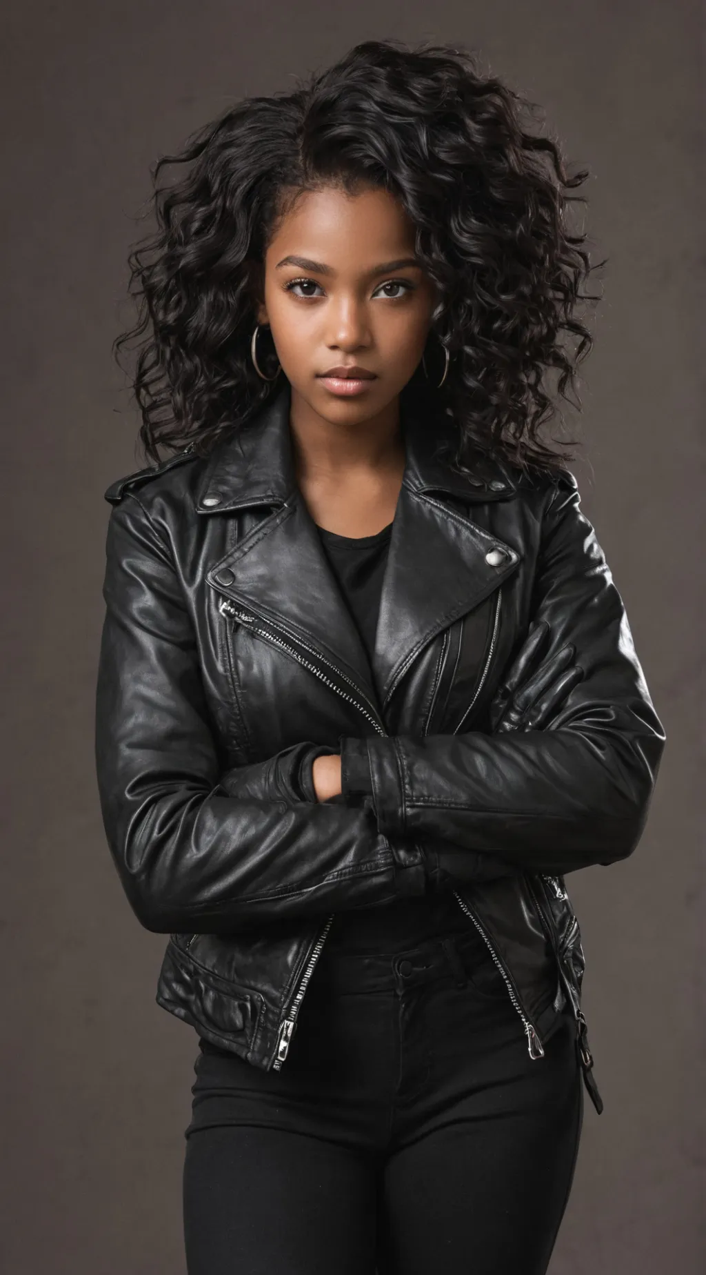 ai character: Ebony Jackson  background