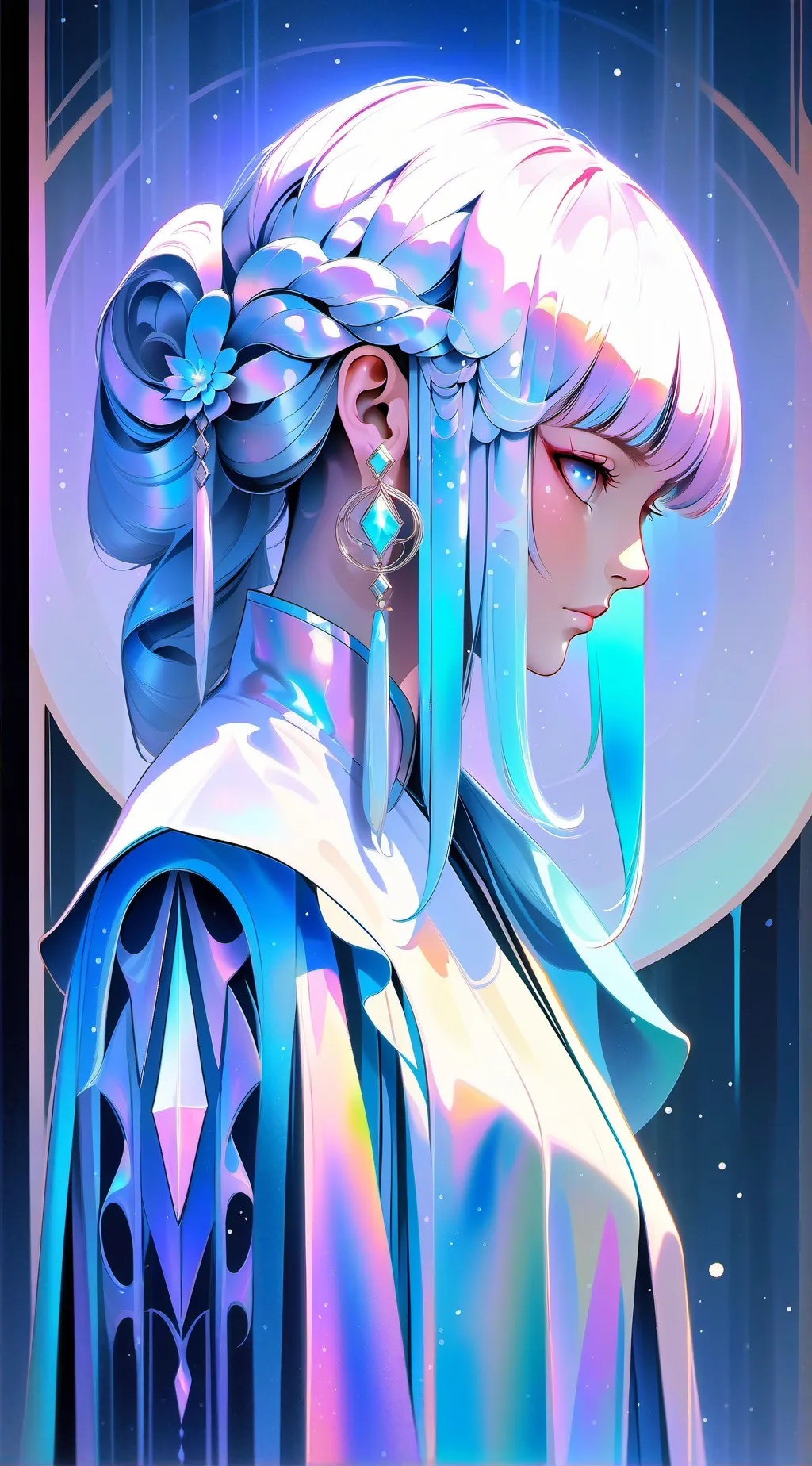 ai character: Aurora background