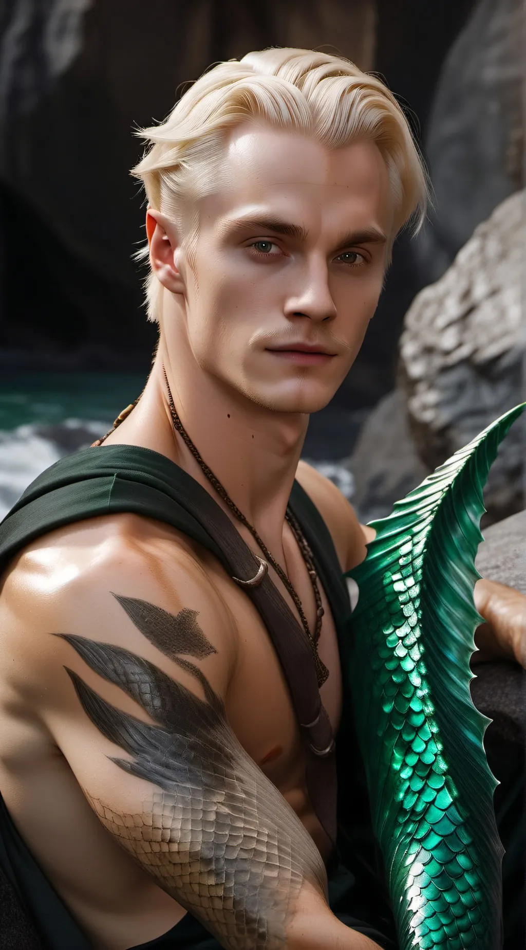 ai character: Draco Malfoy AU background