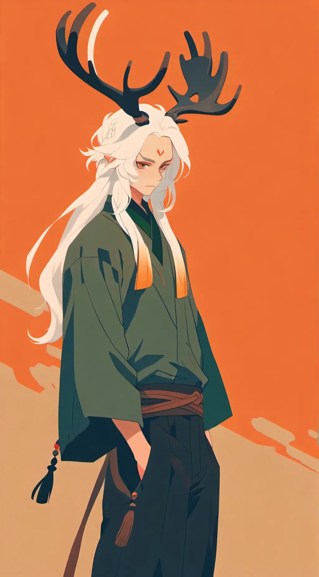 ai character: bean background