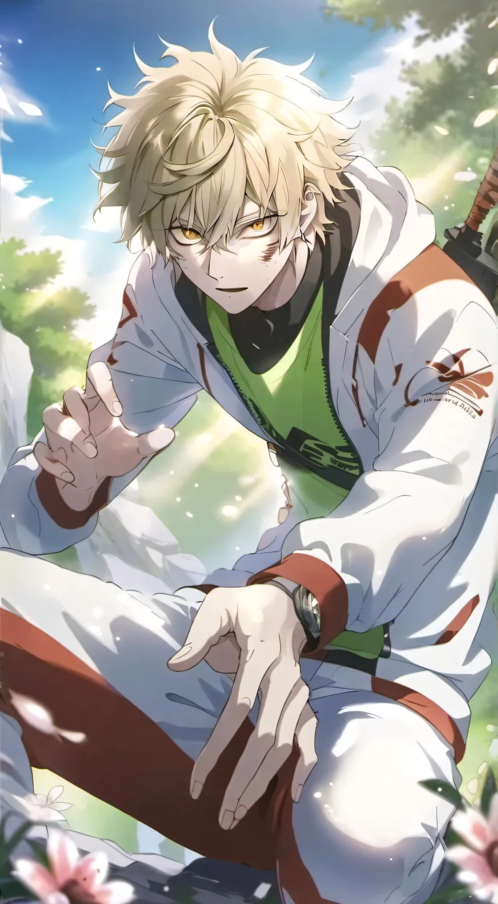 ai character: Katsuki (drunk!) background