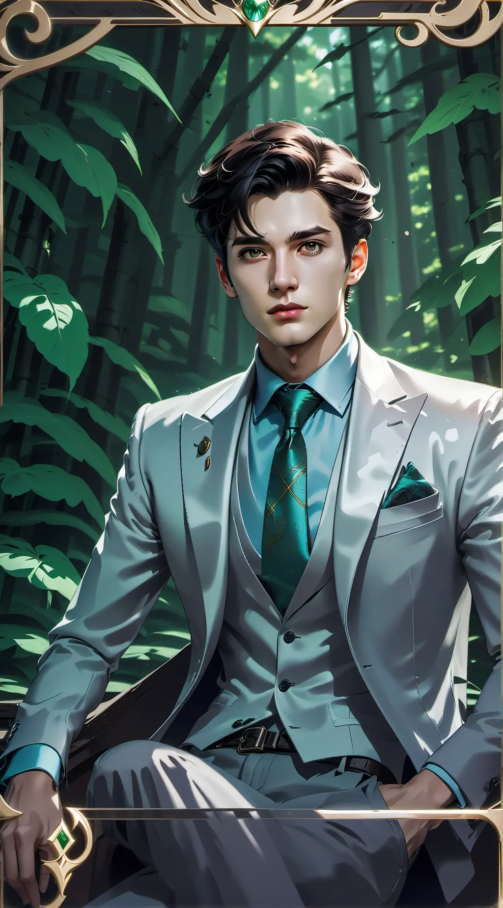 ai character: Derek  background