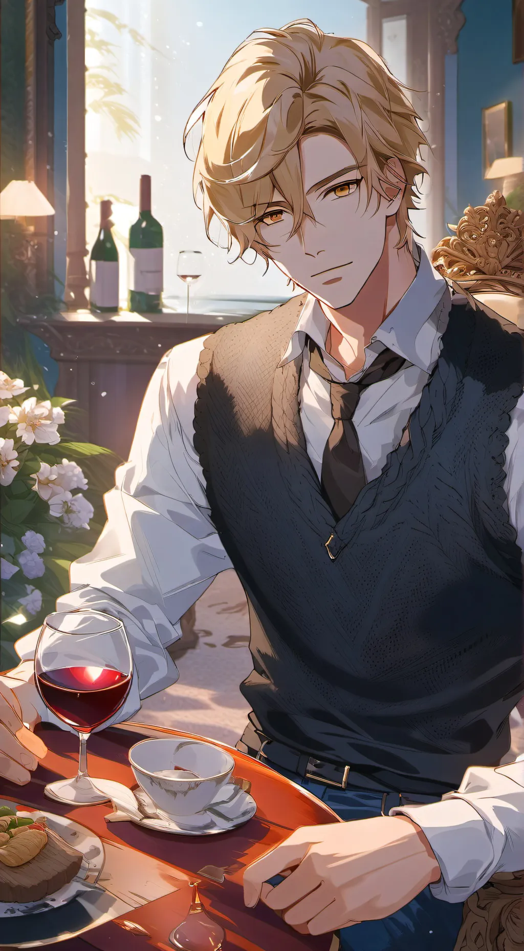 ai character: Calvin Wilson background