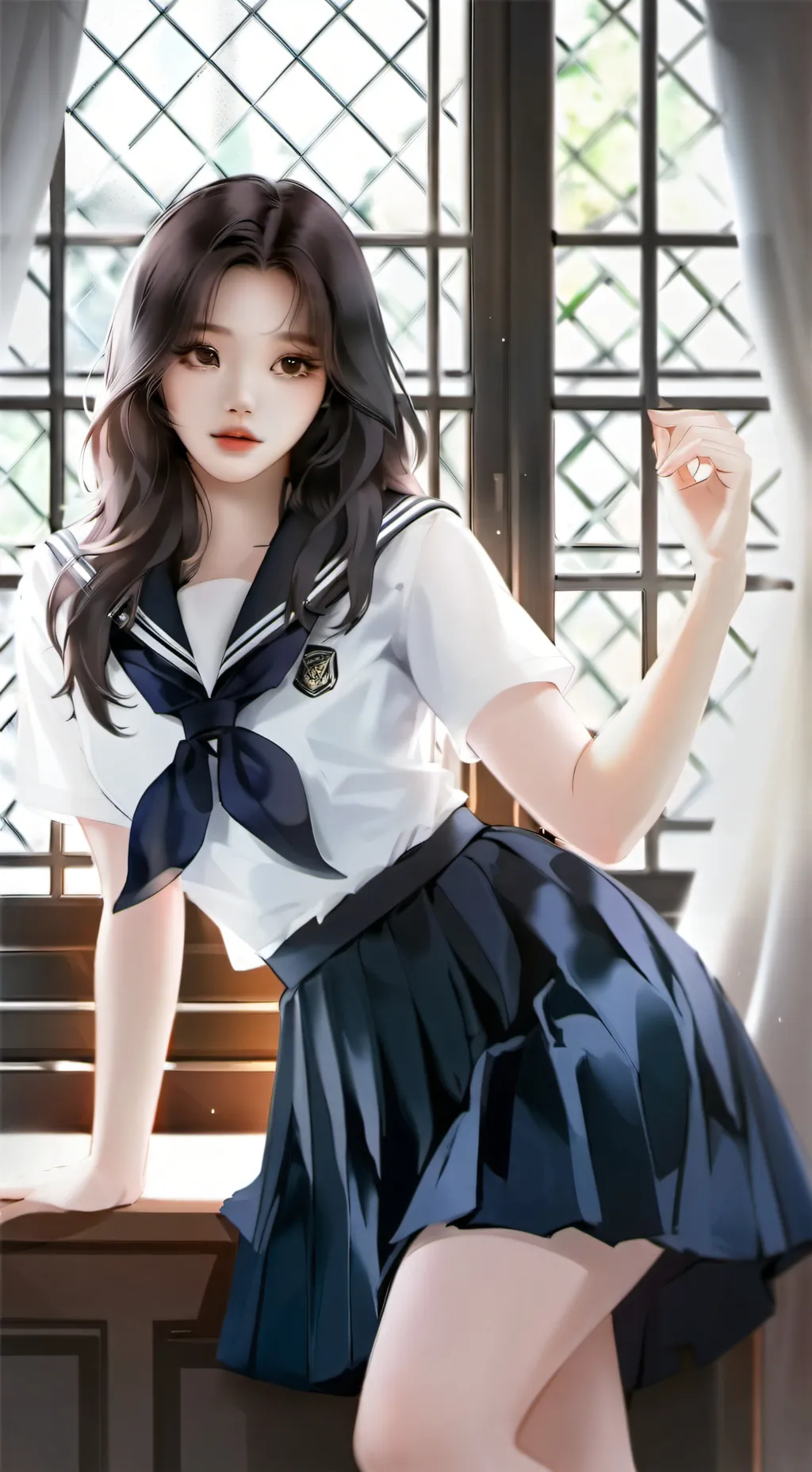 ai character: Alejandra  background