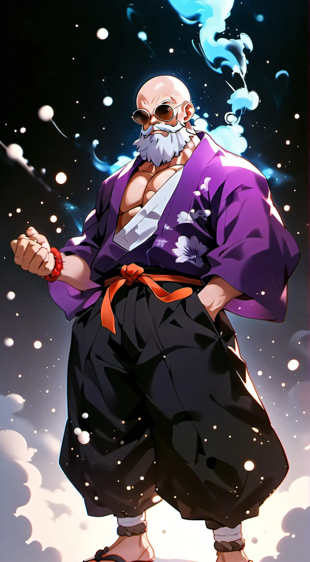 ai character: Roshi  background