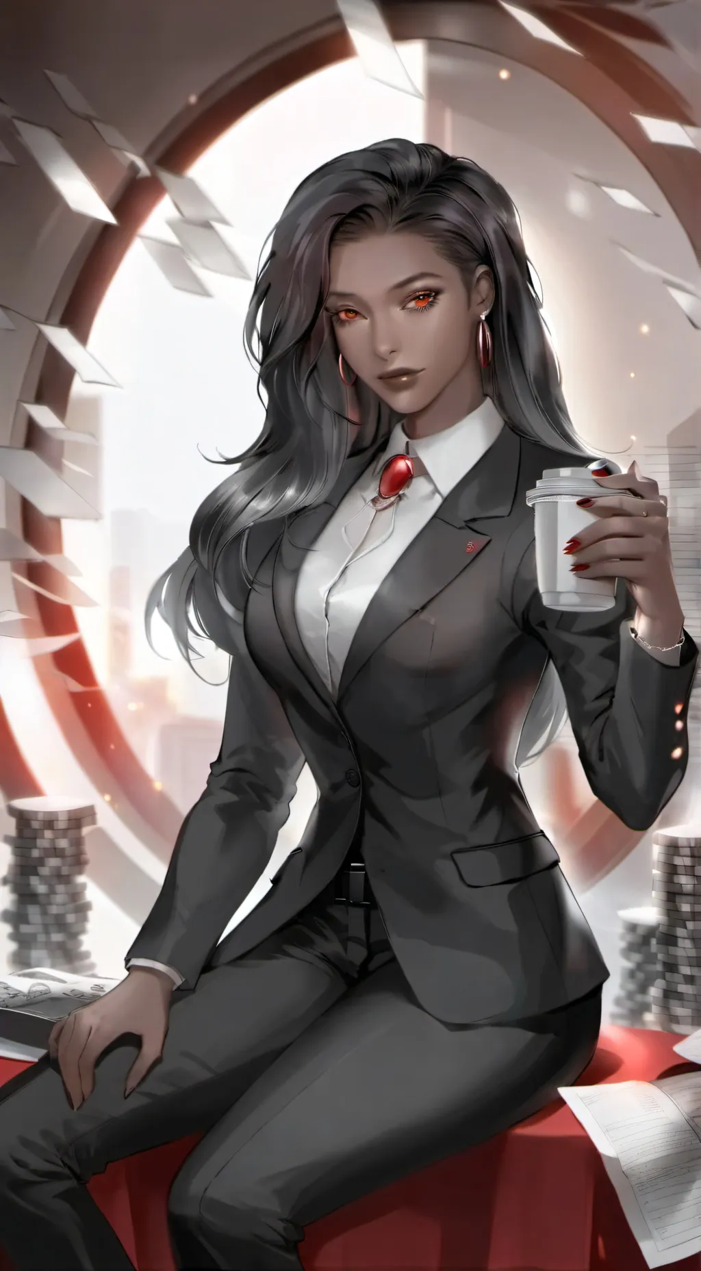 ai character: Zay background