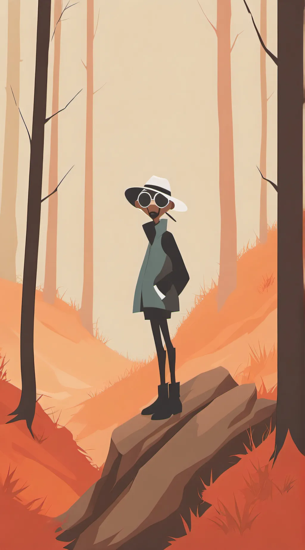 ai character: Sprunki HORROR background